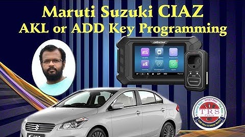 Maruti Suzuki CIAZ AKL or ADD Key Programming by Obdstar KMD DP5, Car key maker in khammam