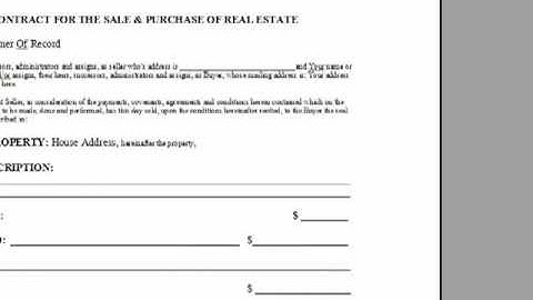 Step-by-Step Guide on Filling Up Purchase Contract