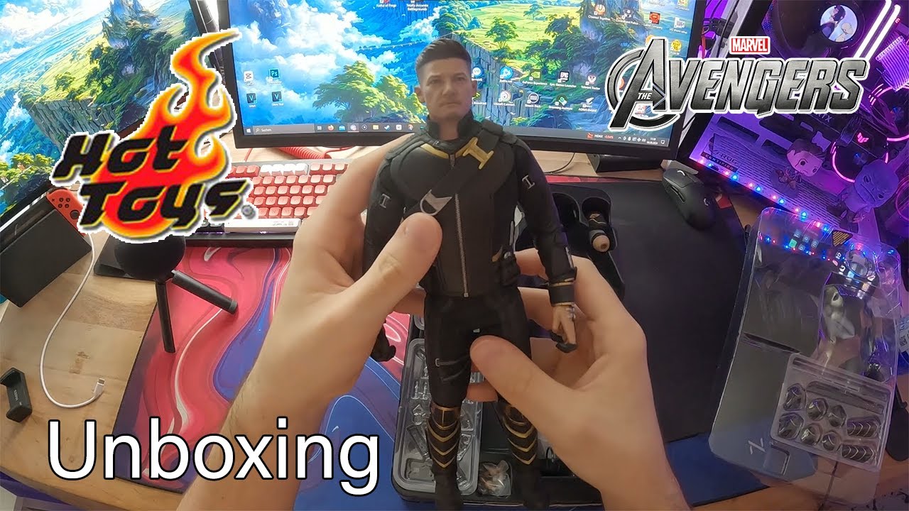 😍️🏹️POV Unboxing Hot Toys Hawkeye Endgame Deluxe
