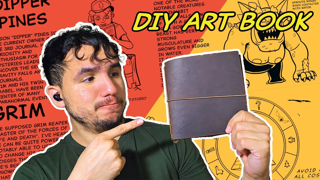How I made my DIY ART BOOK! (Kind of)