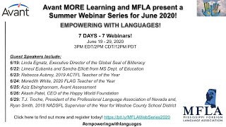 Avant MFLA W5  “Understanding Proficiency Assessments & The Data” with   Aziz Ebinghannam