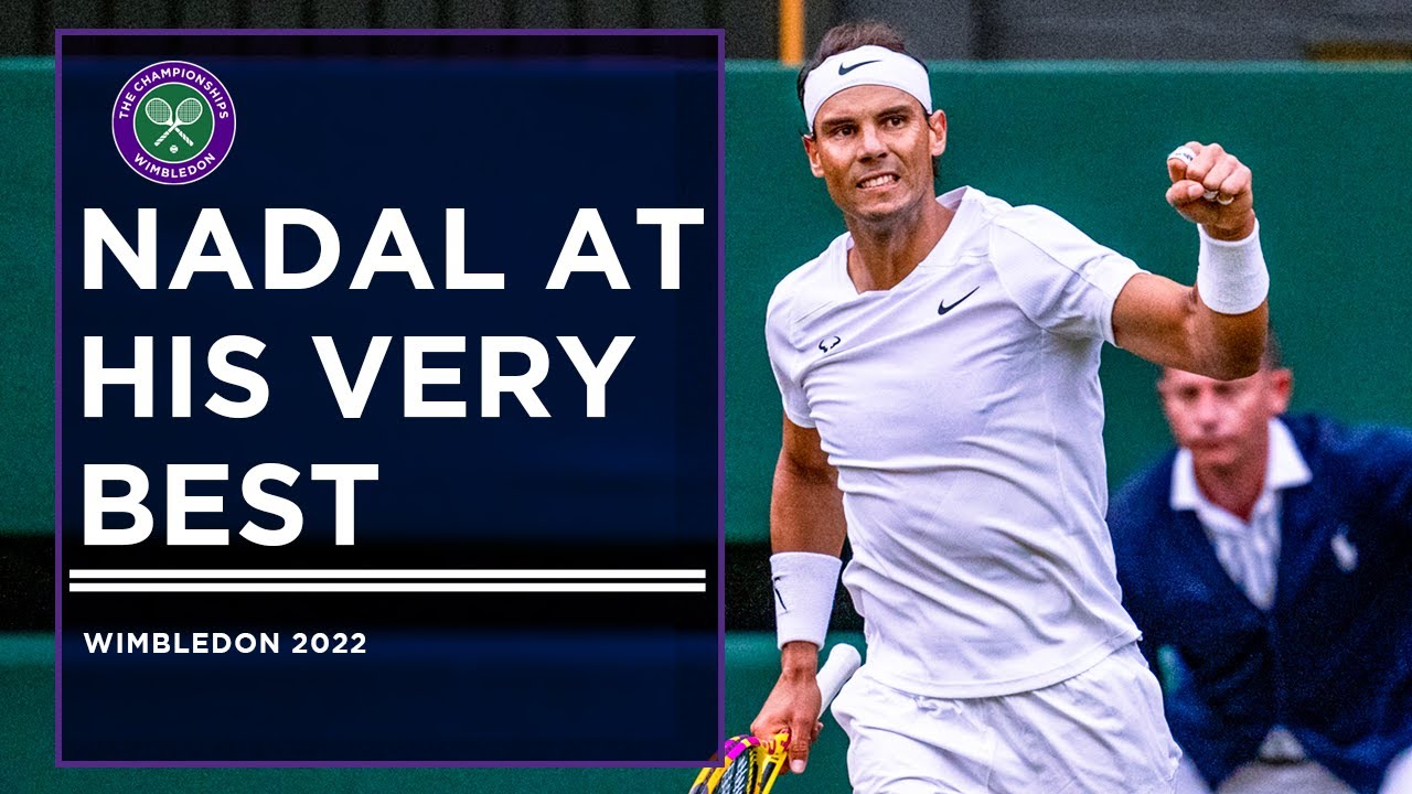 Rafael Nadal Best Points from Wimbledon 2022