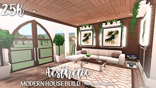 25K! Bloxburg | Aesthetic Modern House | NO GAMEPASS!!