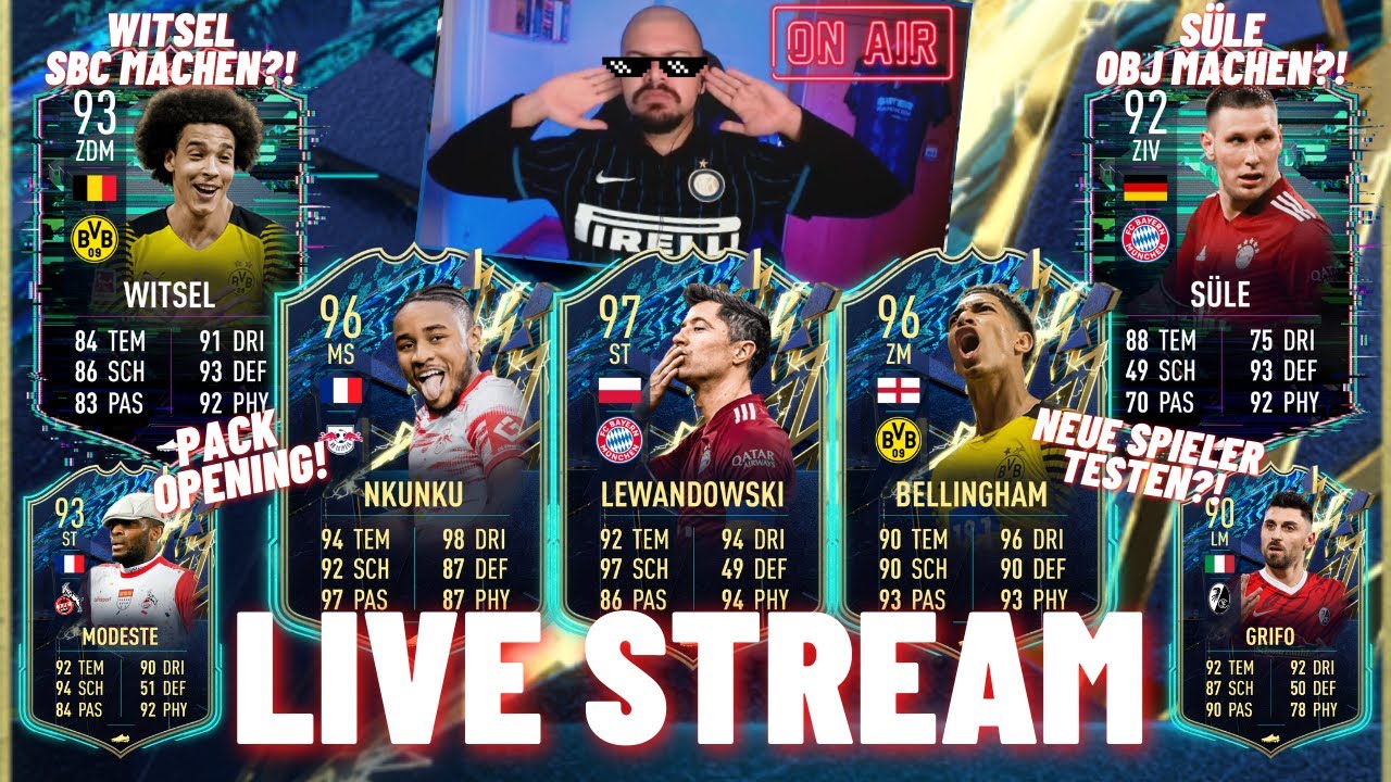 BUNDESLIGA TOTS SIND DA🔥 AXEL WITSEL SBC & NIKLAS SÜLE FLASHBACK machen? FIFA 22 Live Stream Deutsch