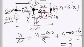 Electrical Engg: CKT solving (problem example)
