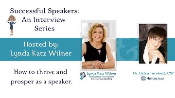 Successful Speakers: Dr. Helen Turnbull and Lynda Katz Wilner; What is the "Illusion of Inclusion"?