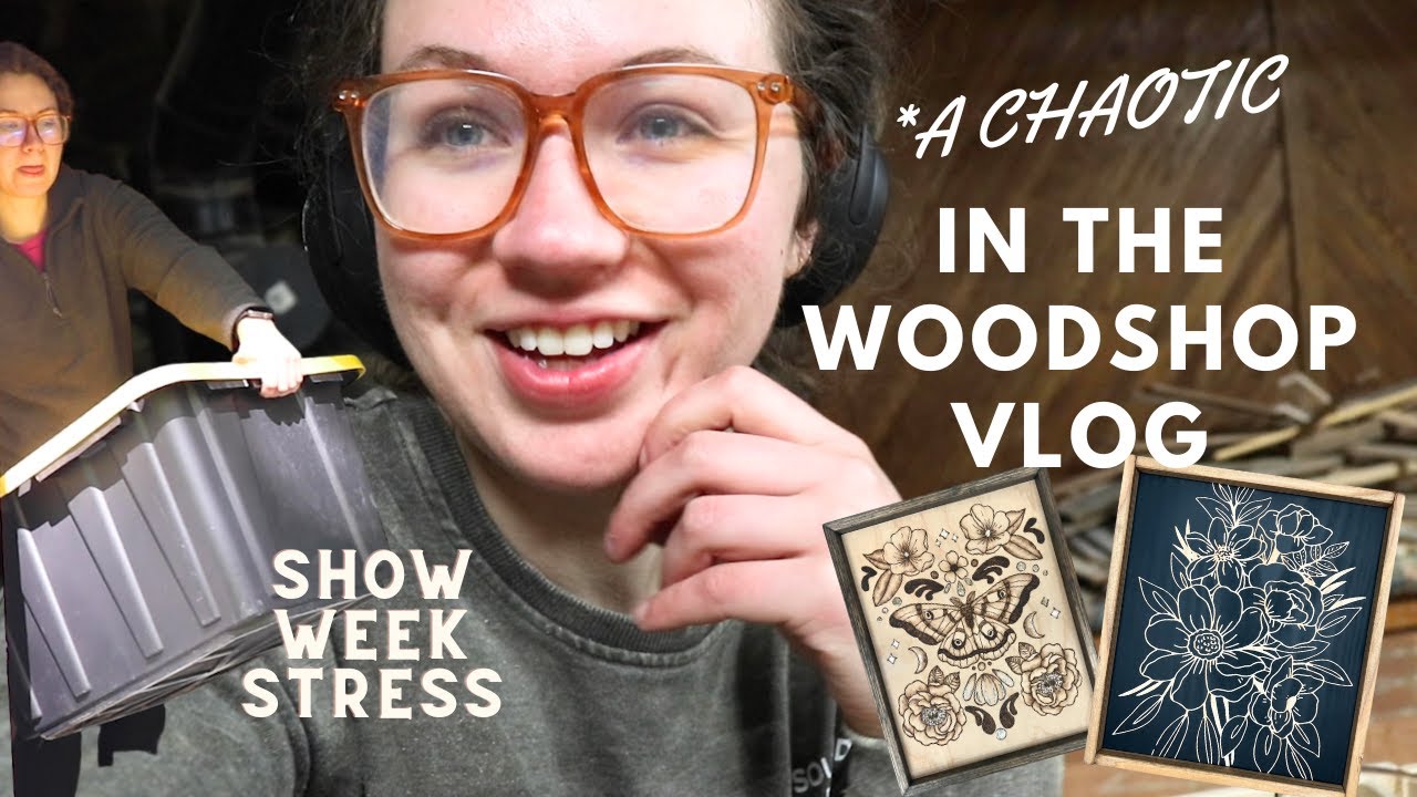 In the Wood Shop Start of Craft Show Season 2023 Prepping for my