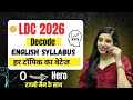 RSSB LDC 2026 English Syllabus | हर टॉपिक का वेटेज | 0 से Hero रजनी मेम के साथ | Learn With Rajani