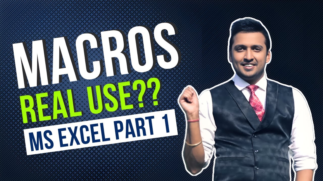 MS Excel Tutorial - Macros In Excel - Part 1 | How to Use Macro in ...