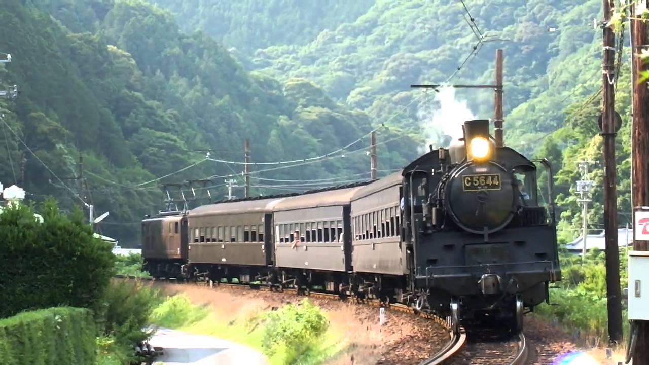大井川鉄道のSL：C5644 - YouTube