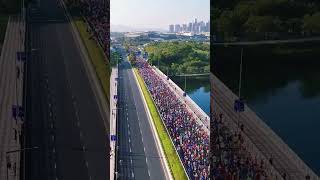 🔥2024南山半程马拉松即将来袭!回顾过往精彩,百米高空瞰南山Cityrun,汇成“跑者海洋”!|  Nanshan Shenzhen - Never Stops #marathon #南山半程马拉松