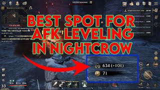 Nightcrow - Best spot for AFK LEVELING while having a chance to loot crafting materials