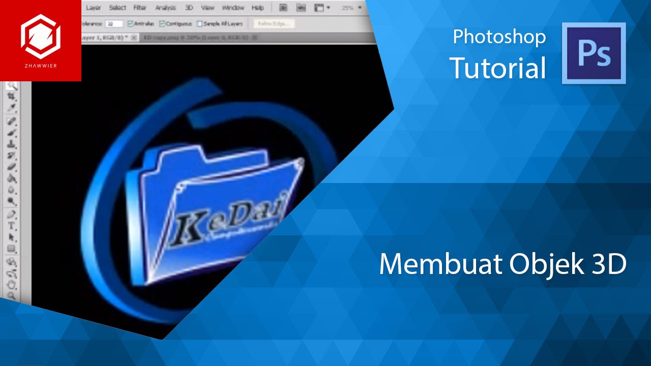 Logo 3D Cara Membuat Gambar 3D Logo Dengan Styles Di Adobe