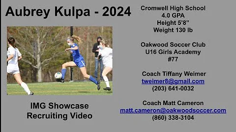 Aubrey Kulpa - IMG Showcase Recruiting Video