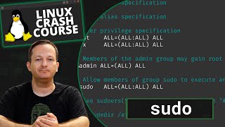 Linux Crash Course - sudo screenshot 1