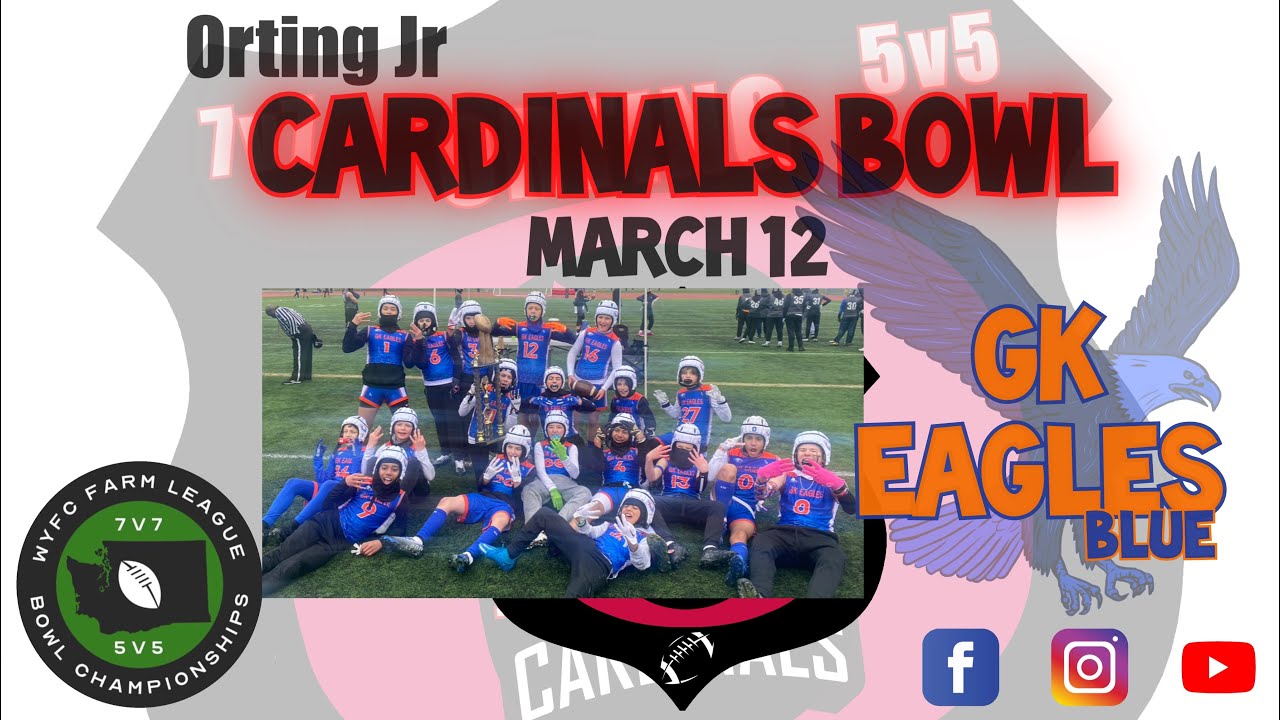 ORTING JR CARDINALS BOWL 7v7 Eagles Blue HIGHLIGHTS (3/12/2023) YouTube