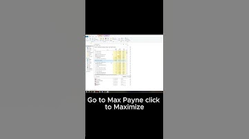 How to set Max Payne 1 in fullscreen