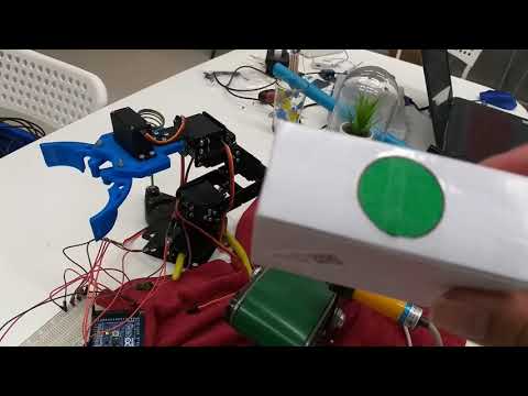 เครื่องคัดแยกวัสดุ Shape Detection Opencv python on Raspberry Pi & Arduino