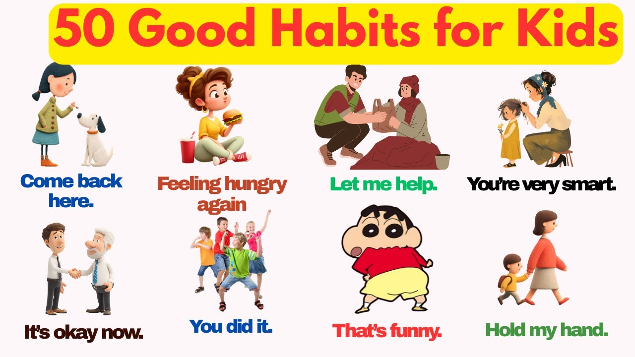 50 Good Habits Every Kids Should | Speak With Your Kids | Learn Daily ...