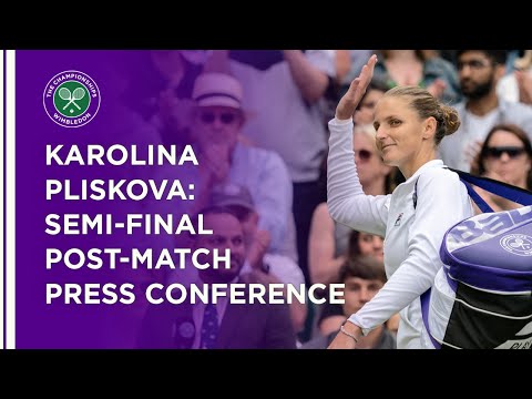 Karolina Pliskova Semi-Final Press Conference | Wimbledon 2021