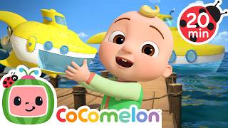submarine ride down bay cocomelon animal time kids songs