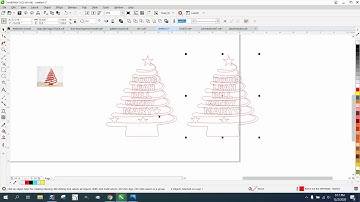 Corel Draw Tips & Tricks Christmas Tree with stars Part 2 names