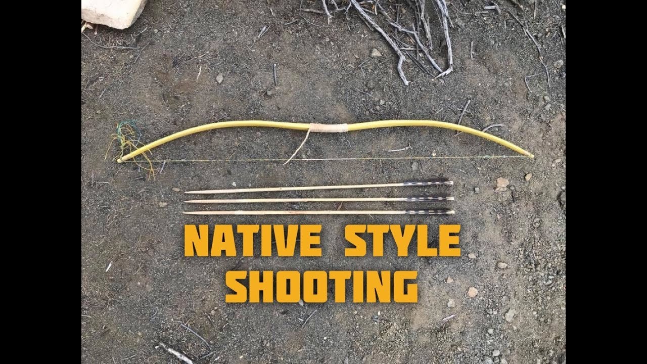 How to Shoot a Bow Southern California Indian Style YouTube