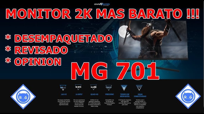 MG701 - Monitor IPS Gamer 27 165 Hz - Game Factor