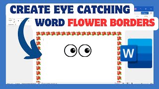 How to Create Eye Catching Word Flower Borders