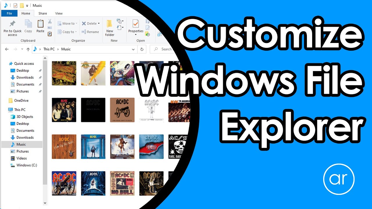 How to Customize Windows 10 File Explorer to Show Metadata - YouTube
