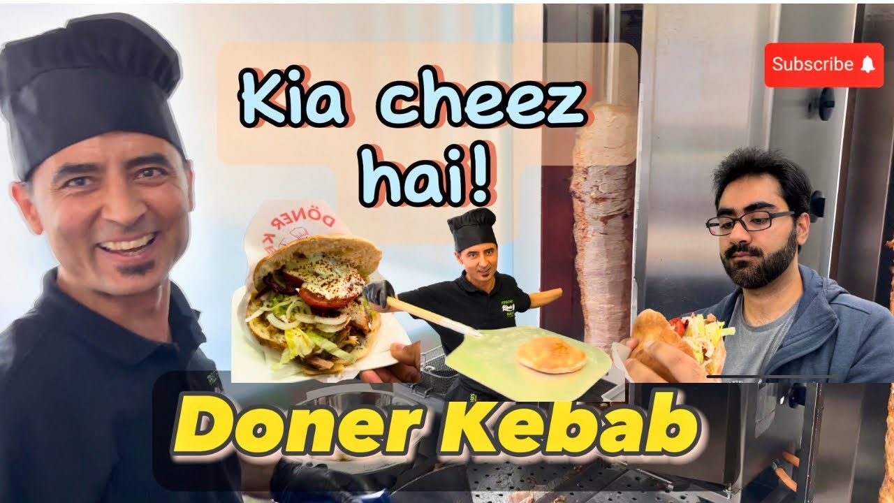 How Döner Kebab Is Made | Germany main best fast food | Urdu/Hindi