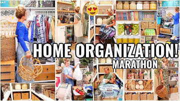 HOME ORGANIZATION IDEAS!!😍 CLEAN & ORGANIZE WITH ME | DECLUTTERING AND ORGANIZING MOTIVATION 2025