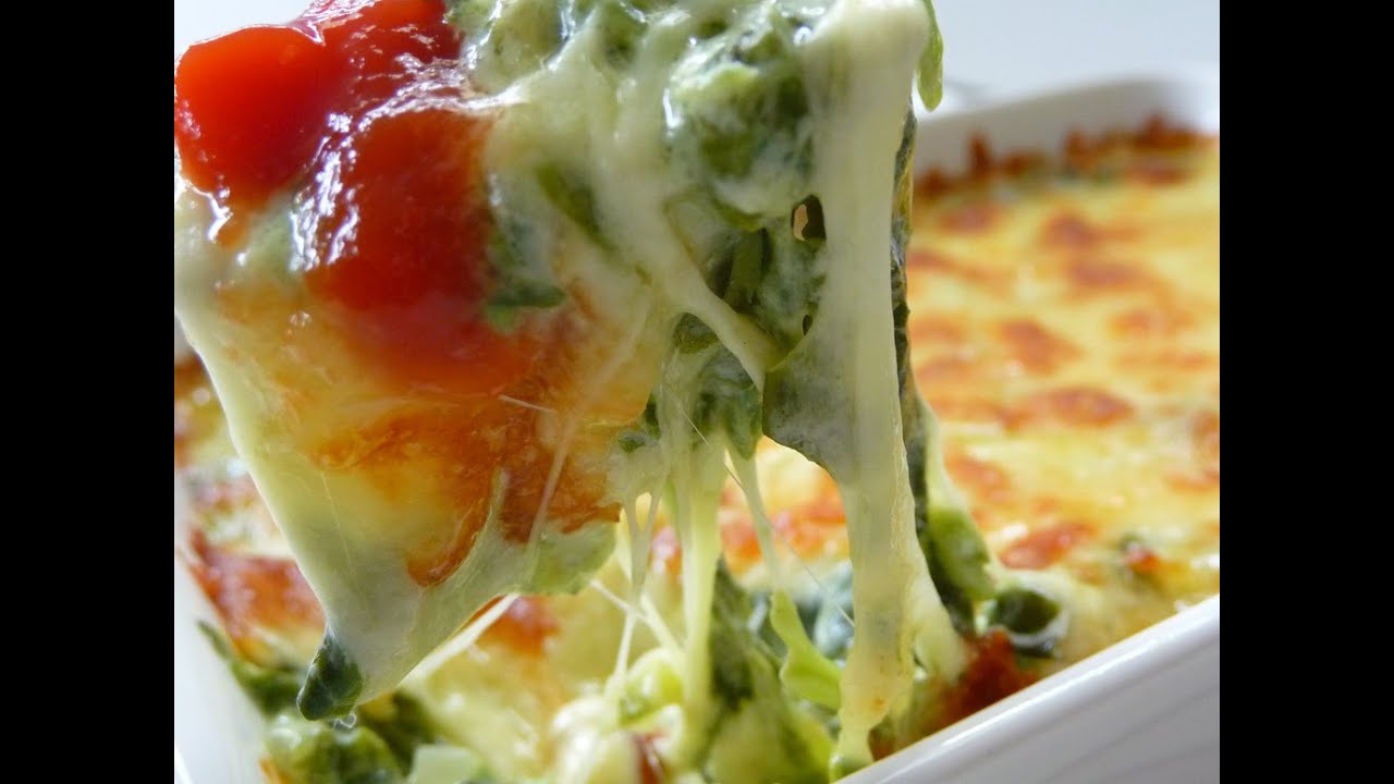 ผักโขมอบชีส,BAKED SPINACH WITH CHEESE