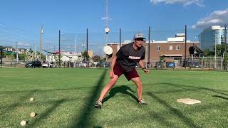 Base Running Drill - Diving Back to 1B - Arlington Storm Baseball