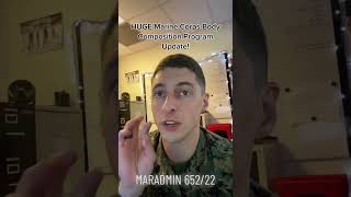 Update to the Marine Corps Body Composition Program (Introducing BIA to measure body fat %)