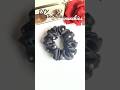Handmade Pearl Scrunchies 🖤 | Easy &amp; Elegant DIY#scrunchieslover#hairaccessories#viralshorts #viral