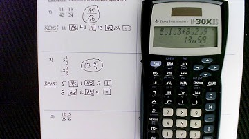 TI 30 x Fractions Video