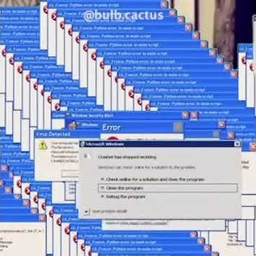 Windows Error meme - YouTube