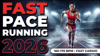 Running Protocol 2026  160 170 BPM Fast Pace Mix | Best Workout Music for Running