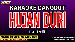 HUJAN DURI - KARAOKE NADA WANITA
