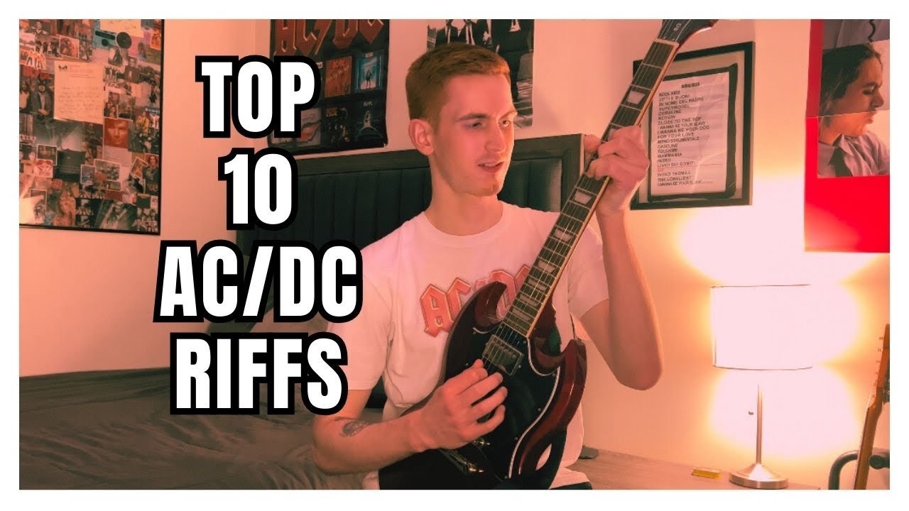 TOP 10 AC/DC GUITAR RIFFS - YouTube