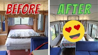 Caravan Renovation On A Budget (Satisfying DIY Project)