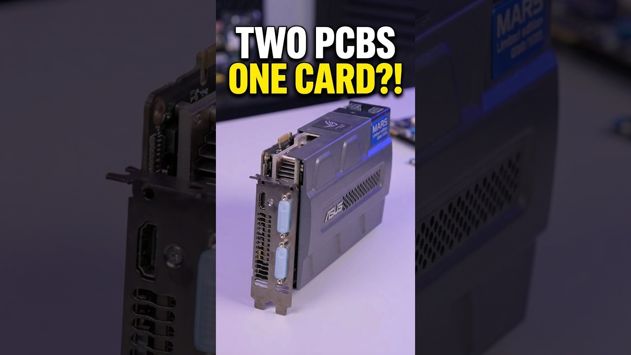 ⁣TWO GPU's in ONE card?! #gaming #tech #pcgaming
