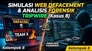 Simulasi Web Defacement &amp; Analisis Forensik Tripwire (Kasus 8) - Kelompok 8