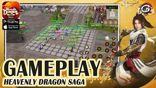 Геймплей Heavenly Dragon Saga - Мобильная игра (Android) screenshot 1