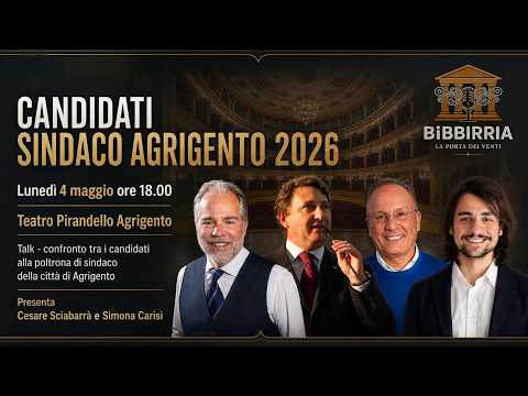 Video Confronto acceso tra i candidati a Sindaco di Agrigento | Bibirria al Teatro Pirandello
