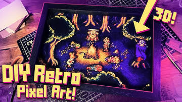 Make Your Own 3D Retro Shadowbox Art!