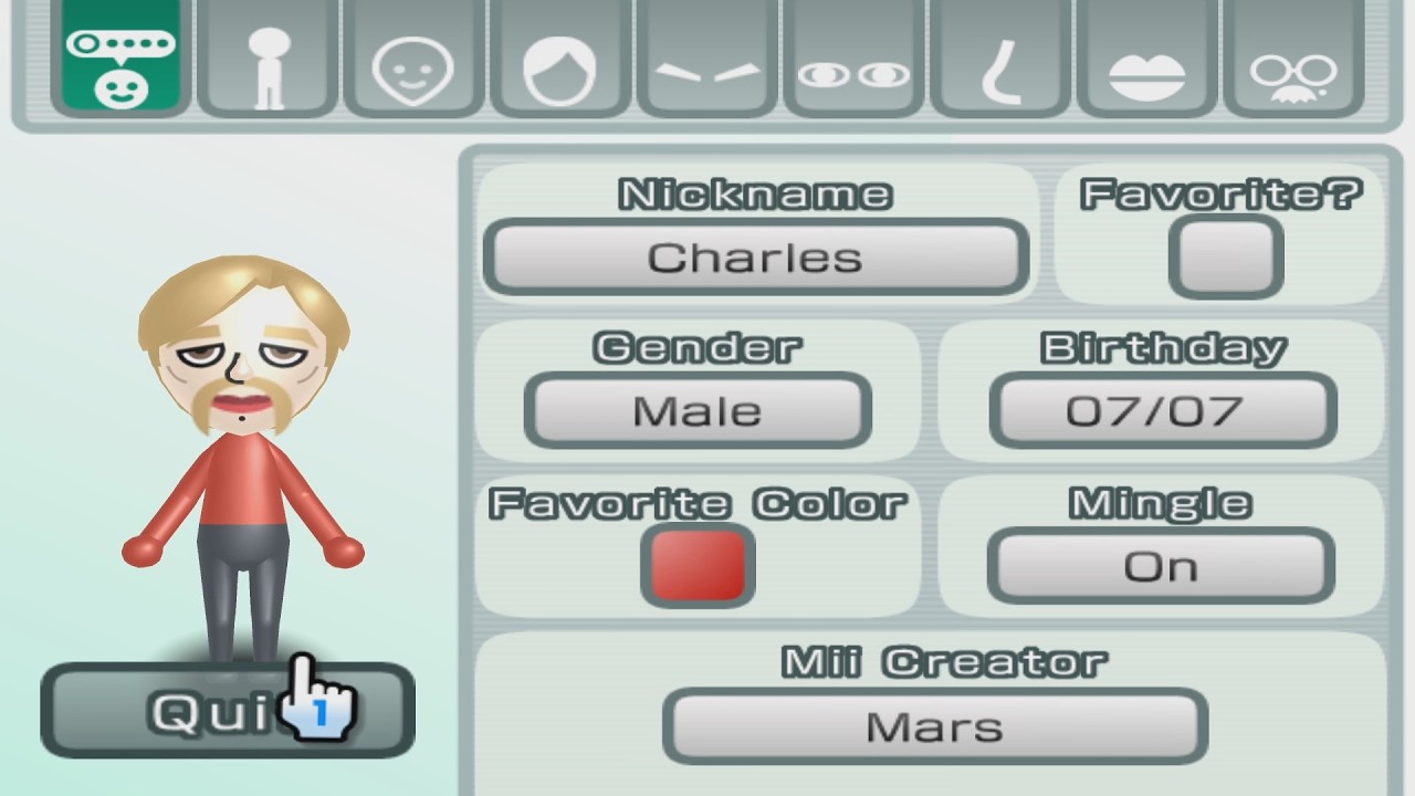 Charles - Guess Who? - Mii 3850 - YouTube