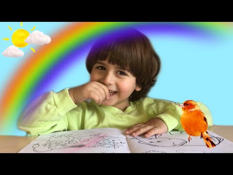 ვაფერადებთ ფერადი ფანქრებით