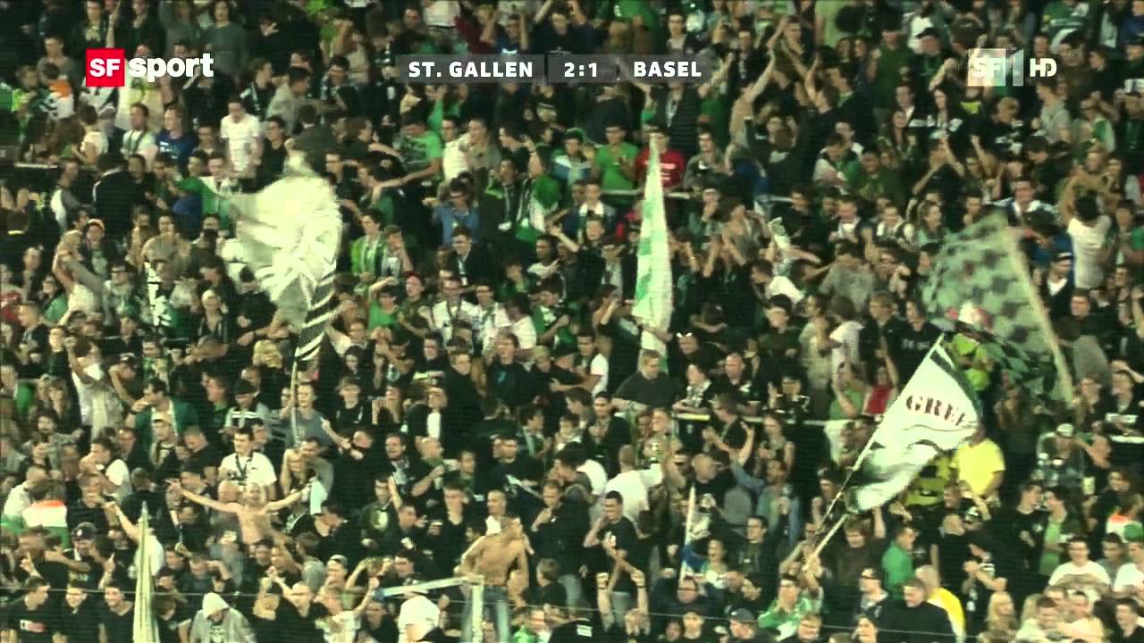 2012/13 - 7. Runde: FC St. Gallen - FC Basel  2:1 (0:1)